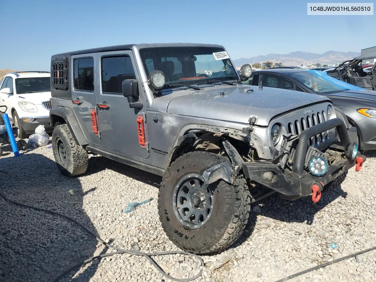 2017 Jeep Wrangler Unlimited Sport VIN: 1C4BJWDG1HL560510 Lot: 68932644