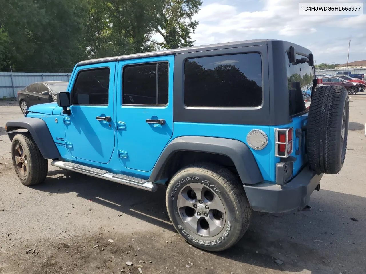 1C4HJWDG6HL655977 2017 Jeep Wrangler Unlimited Sport