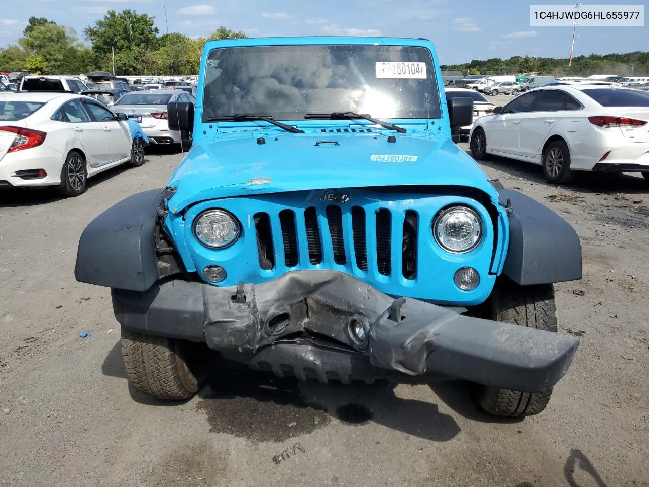 1C4HJWDG6HL655977 2017 Jeep Wrangler Unlimited Sport