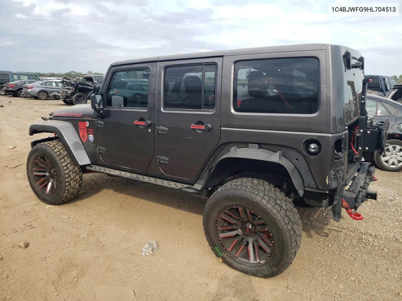 1C4BJWFG9HL704513 2017 Jeep Wrangler Unlimited Rubicon