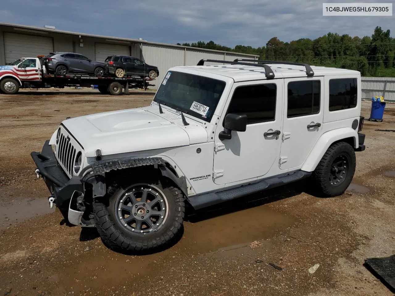 2017 Jeep Wrangler Unlimited Sahara VIN: 1C4BJWEG5HL679305 Lot: 69630714