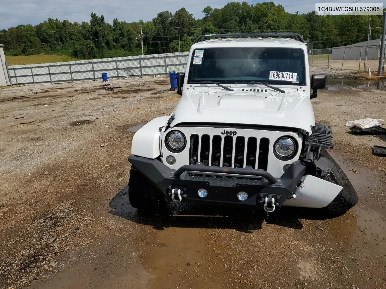 2017 Jeep Wrangler Unlimited Sahara VIN: 1C4BJWEG5HL679305 Lot: 69630714