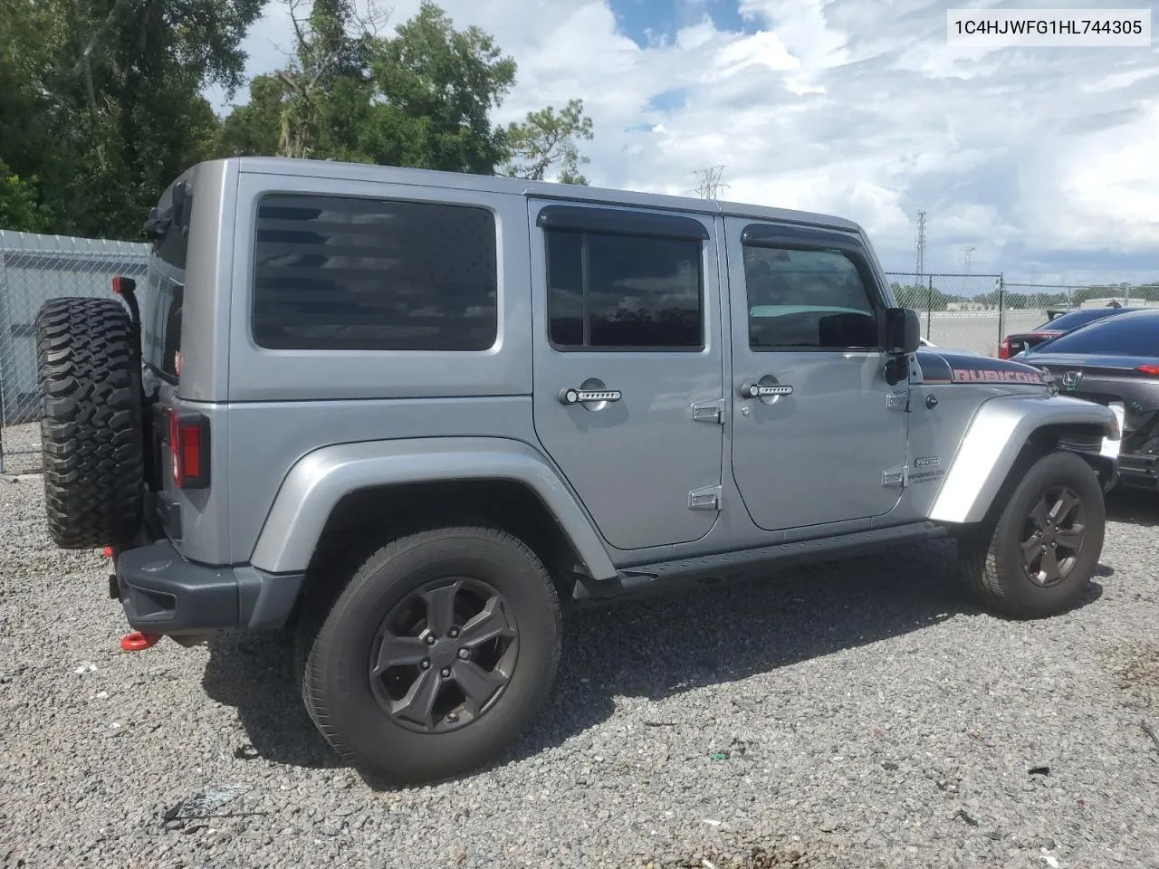 2017 Jeep Wrangler Unlimited Rubicon VIN: 1C4HJWFG1HL744305 Lot: 70363894