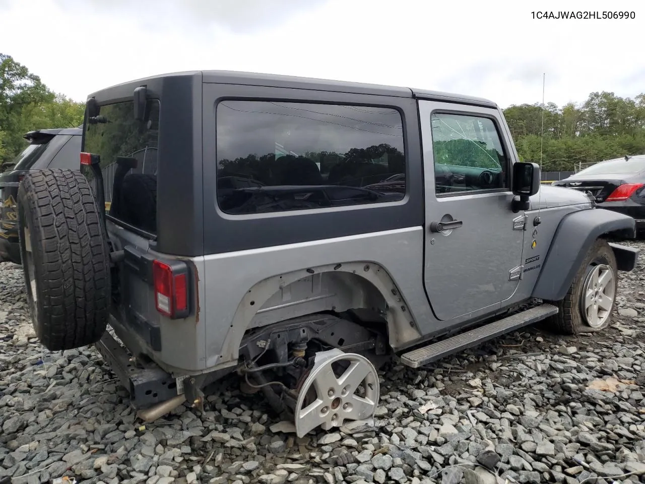 2017 Jeep Wrangler Sport VIN: 1C4AJWAG2HL506990 Lot: 71025624