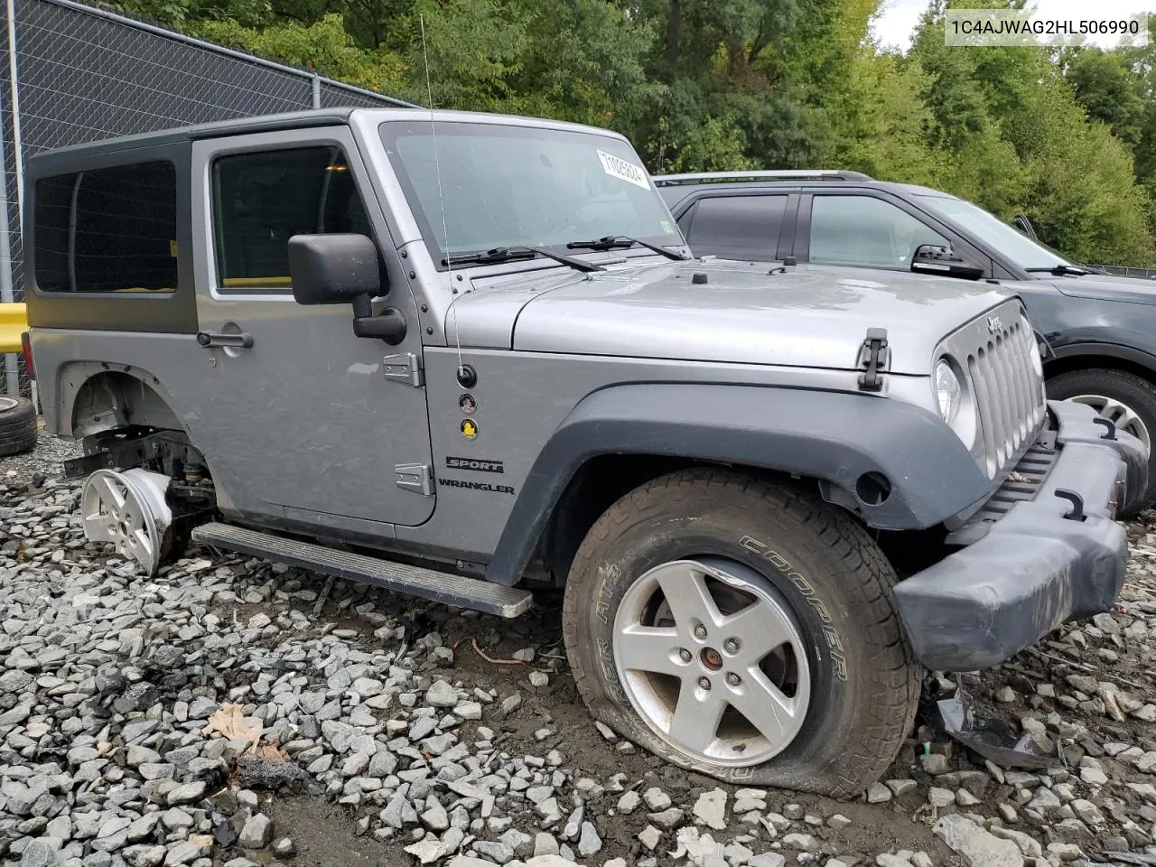 2017 Jeep Wrangler Sport VIN: 1C4AJWAG2HL506990 Lot: 71025624