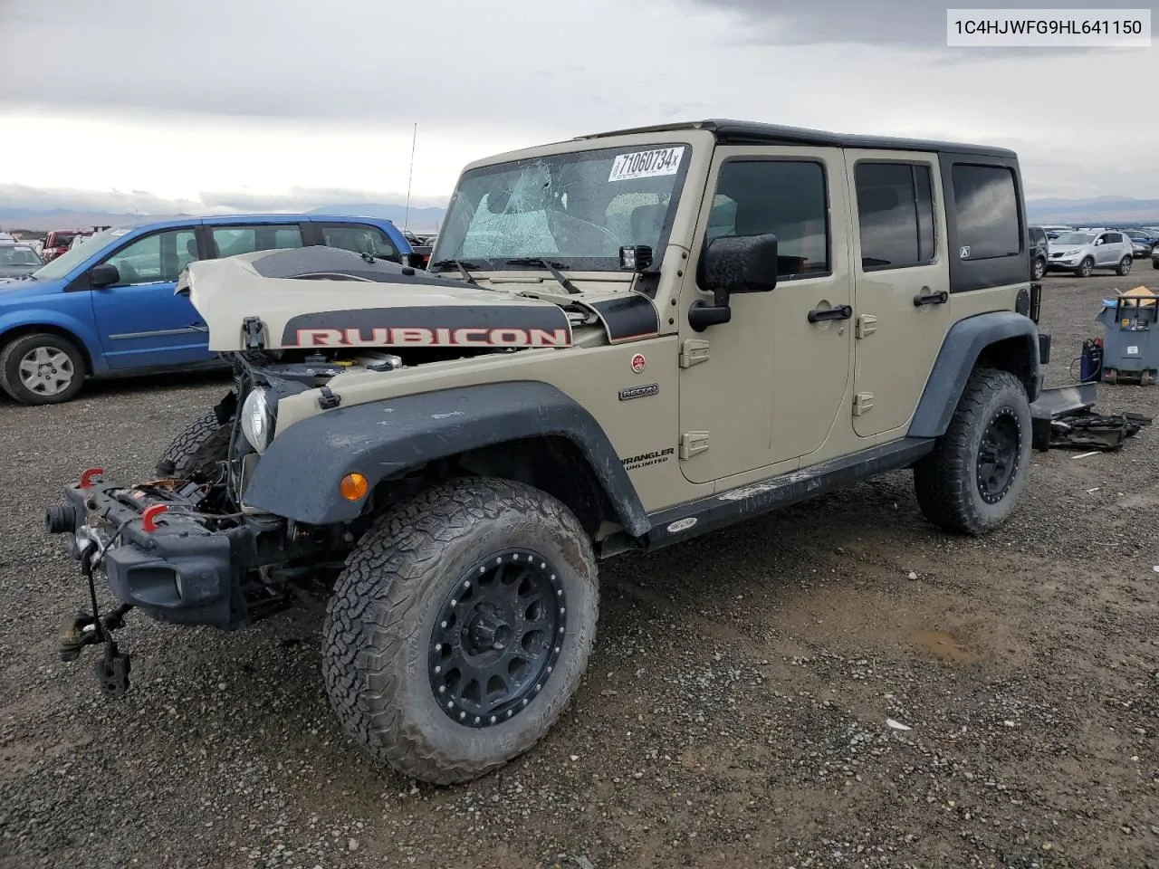 1C4HJWFG9HL641150 2017 Jeep Wrangler Unlimited Rubicon