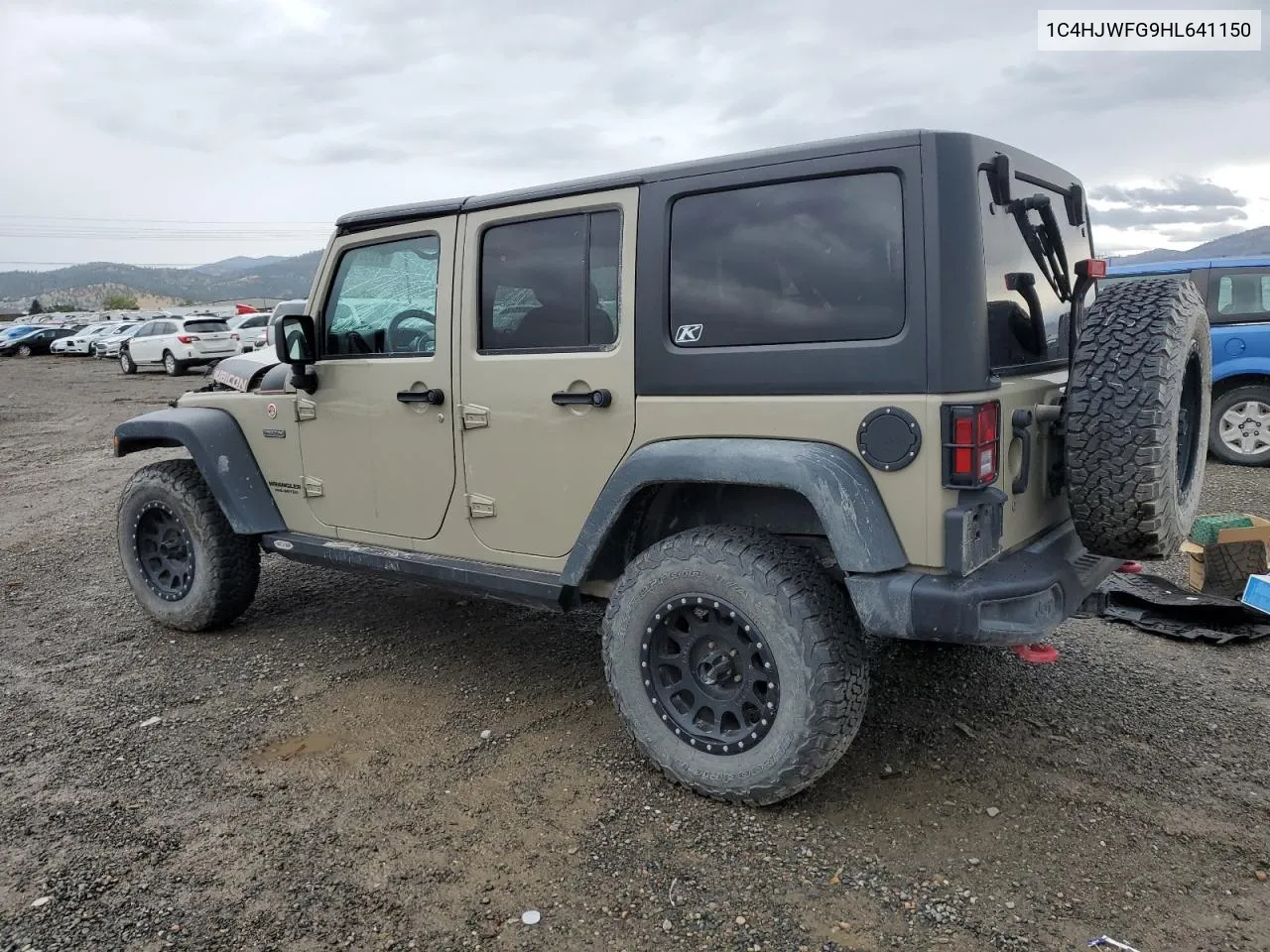 2017 Jeep Wrangler Unlimited Rubicon VIN: 1C4HJWFG9HL641150 Lot: 71060734