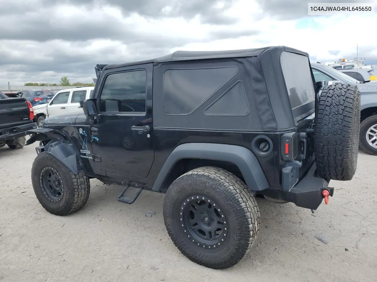 2017 Jeep Wrangler Sport VIN: 1C4AJWAG4HL645650 Lot: 71116304