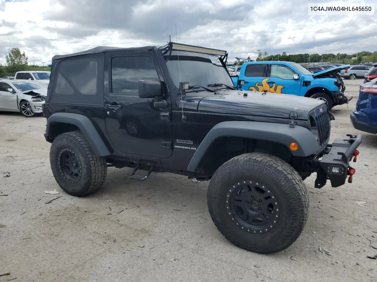 2017 Jeep Wrangler Sport VIN: 1C4AJWAG4HL645650 Lot: 71116304