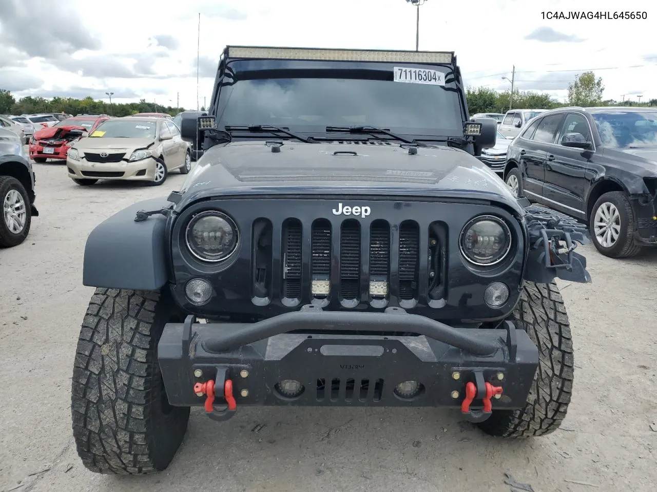 2017 Jeep Wrangler Sport VIN: 1C4AJWAG4HL645650 Lot: 71116304