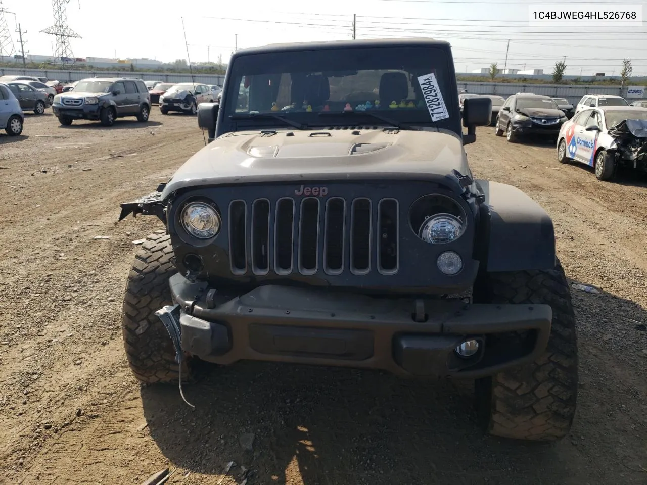 2017 Jeep Wrangler Unlimited Sahara VIN: 1C4BJWEG4HL526768 Lot: 71282984