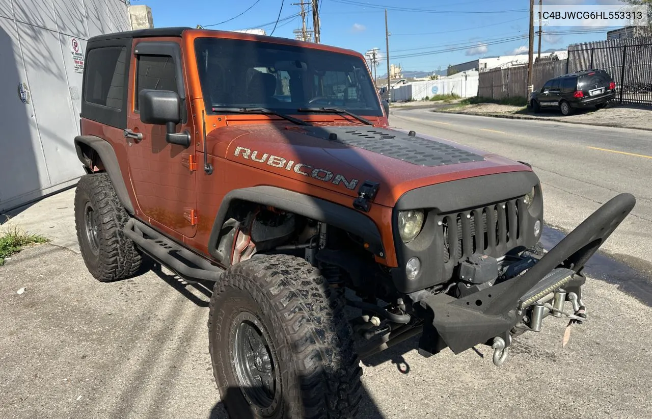 1C4BJWCG6HL553313 2017 Jeep Wrangler Rubicon