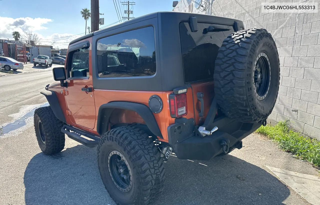 1C4BJWCG6HL553313 2017 Jeep Wrangler Rubicon