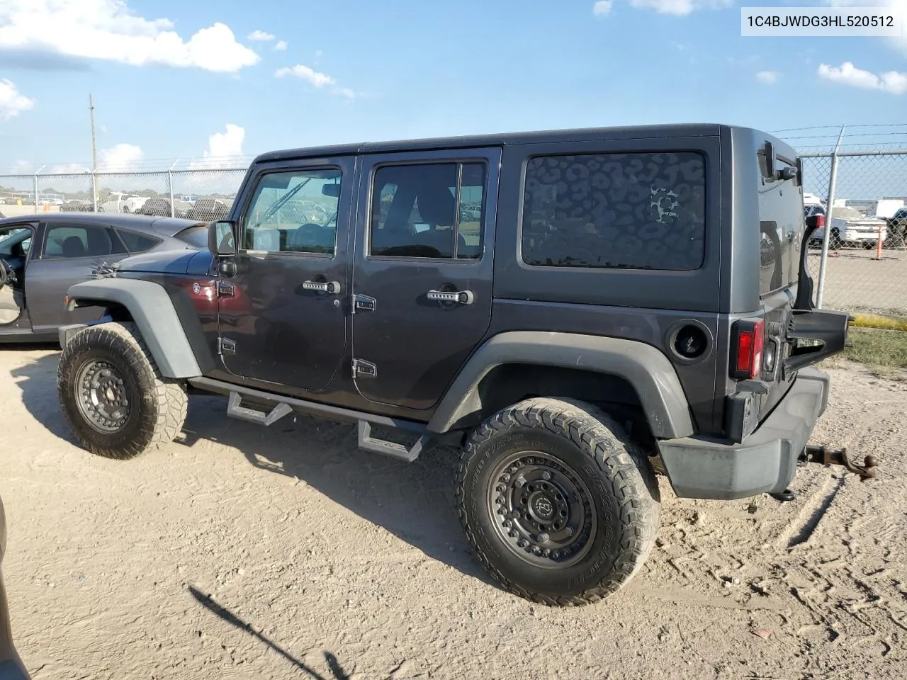 2017 Jeep Wrangler Unlimited Sport VIN: 1C4BJWDG3HL520512 Lot: 71503324