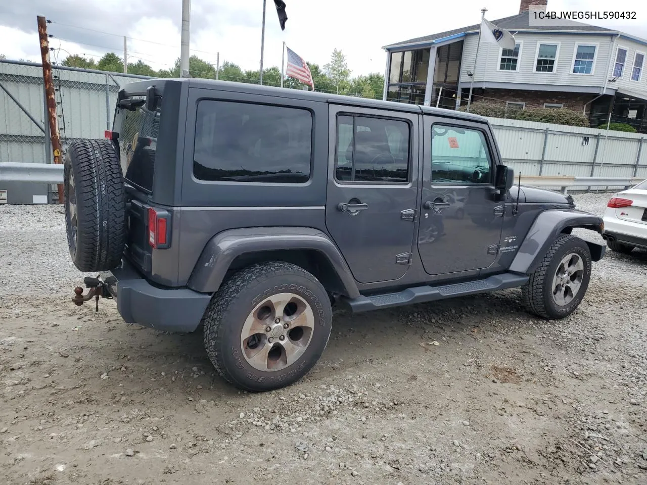 2017 Jeep Wrangler Unlimited Sahara VIN: 1C4BJWEG5HL590432 Lot: 71530034