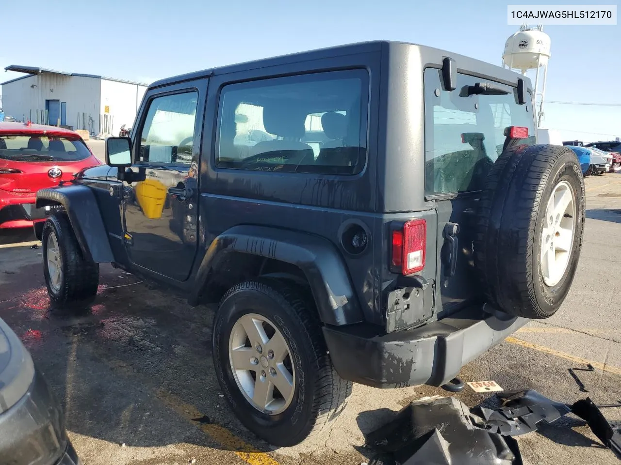 2017 Jeep Wrangler Sport VIN: 1C4AJWAG5HL512170 Lot: 71574214