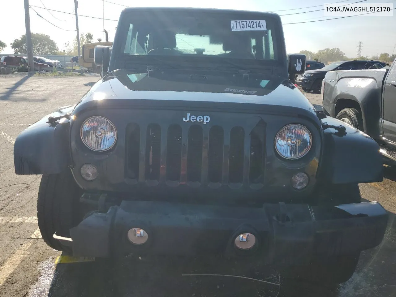 2017 Jeep Wrangler Sport VIN: 1C4AJWAG5HL512170 Lot: 71574214