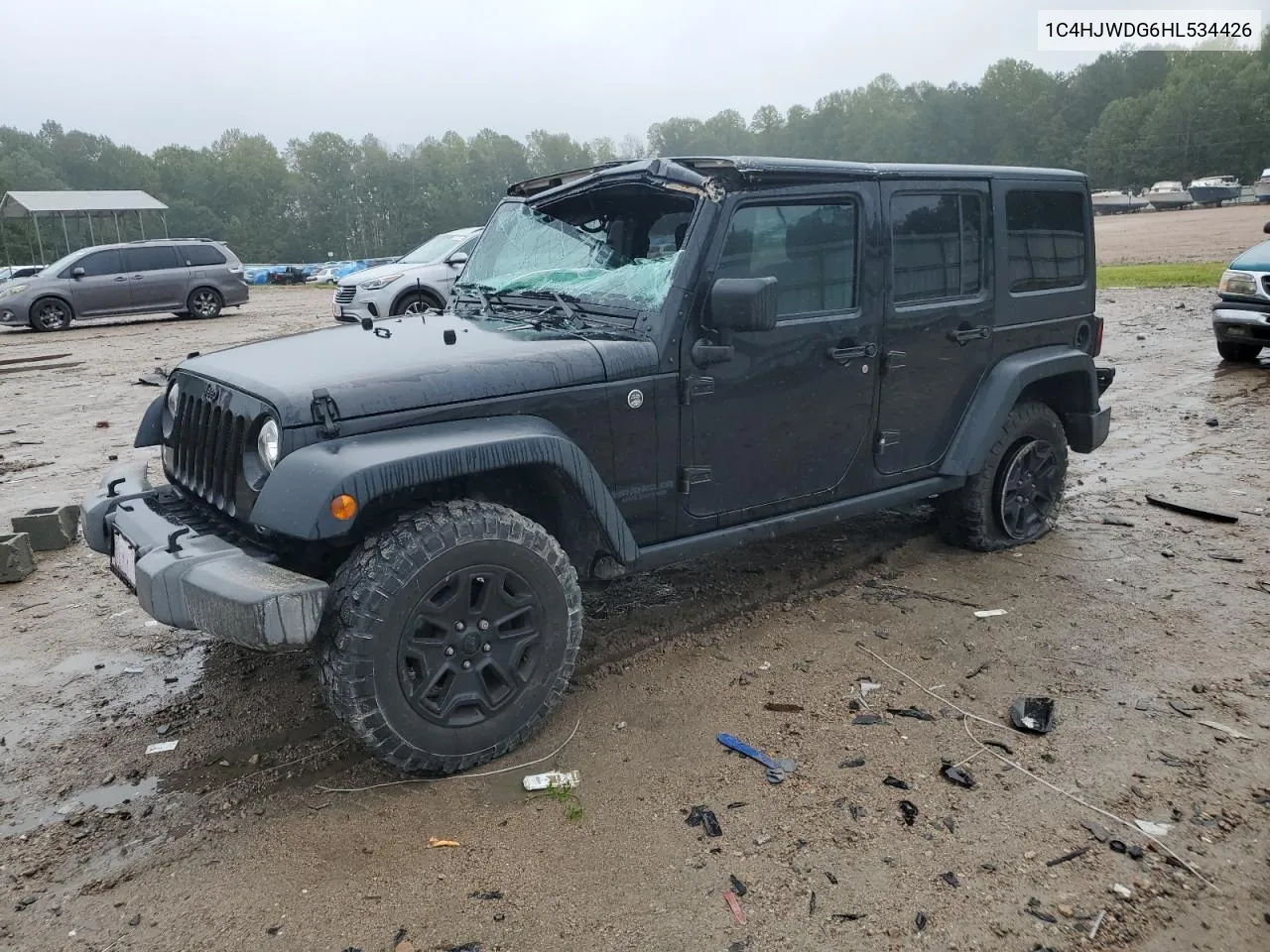 2017 Jeep Wrangler Unlimited Sport VIN: 1C4HJWDG6HL534426 Lot: 71777494