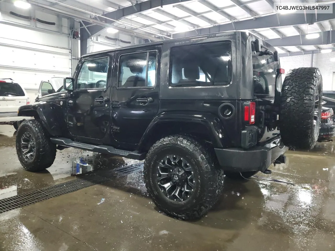 2017 Jeep Wrangler Unlimited Sahara VIN: 1C4BJWEG3HL547997 Lot: 71821754