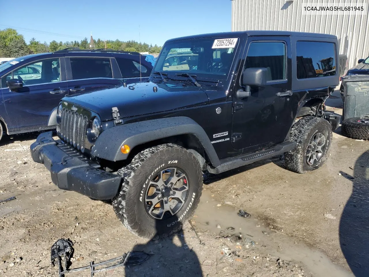 2017 Jeep Wrangler Sport VIN: 1C4AJWAG5HL681945 Lot: 72057294