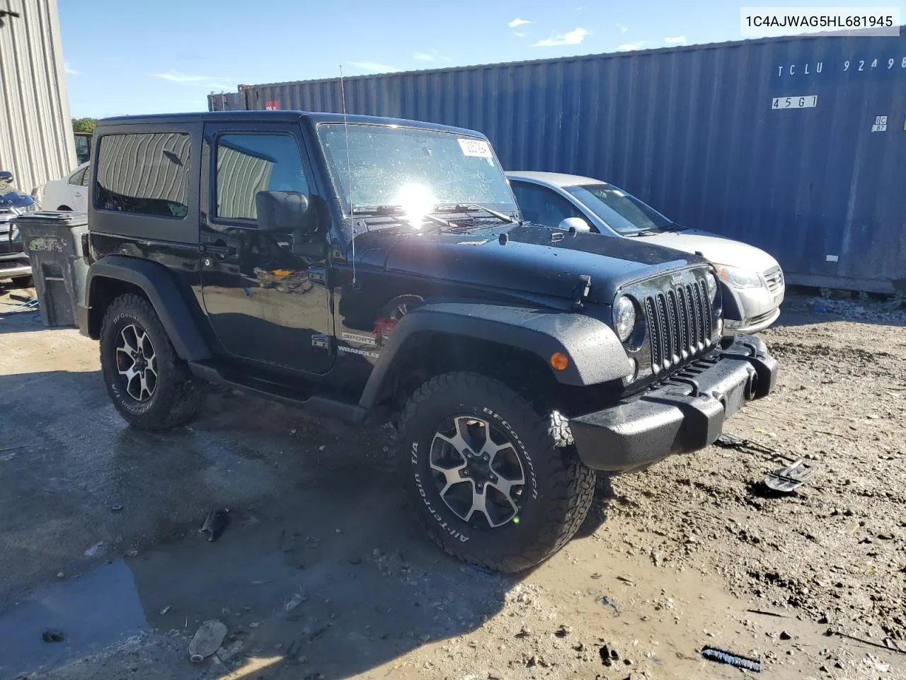 2017 Jeep Wrangler Sport VIN: 1C4AJWAG5HL681945 Lot: 72057294