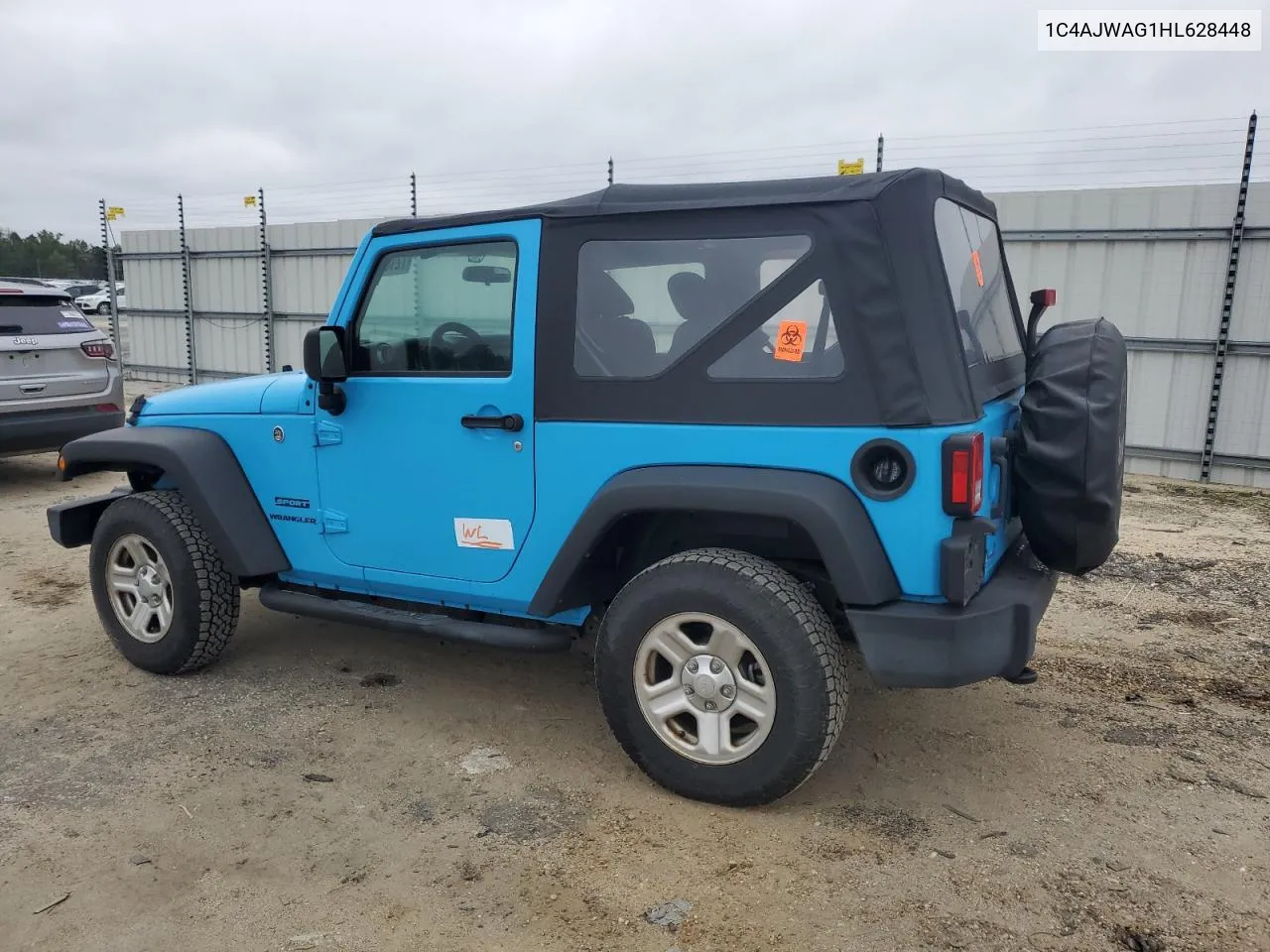 1C4AJWAG1HL628448 2017 Jeep Wrangler Sport