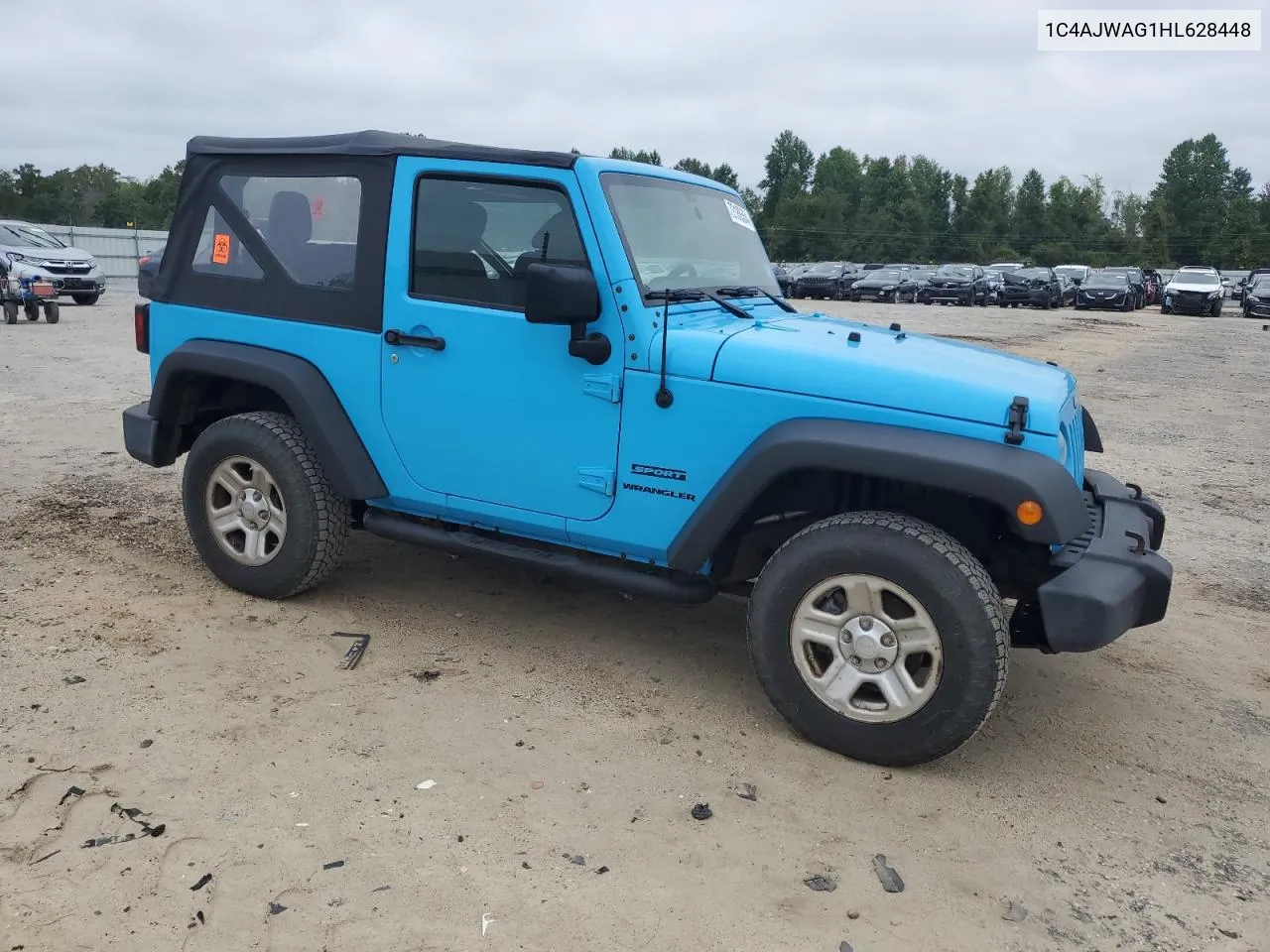 2017 Jeep Wrangler Sport VIN: 1C4AJWAG1HL628448 Lot: 72188564