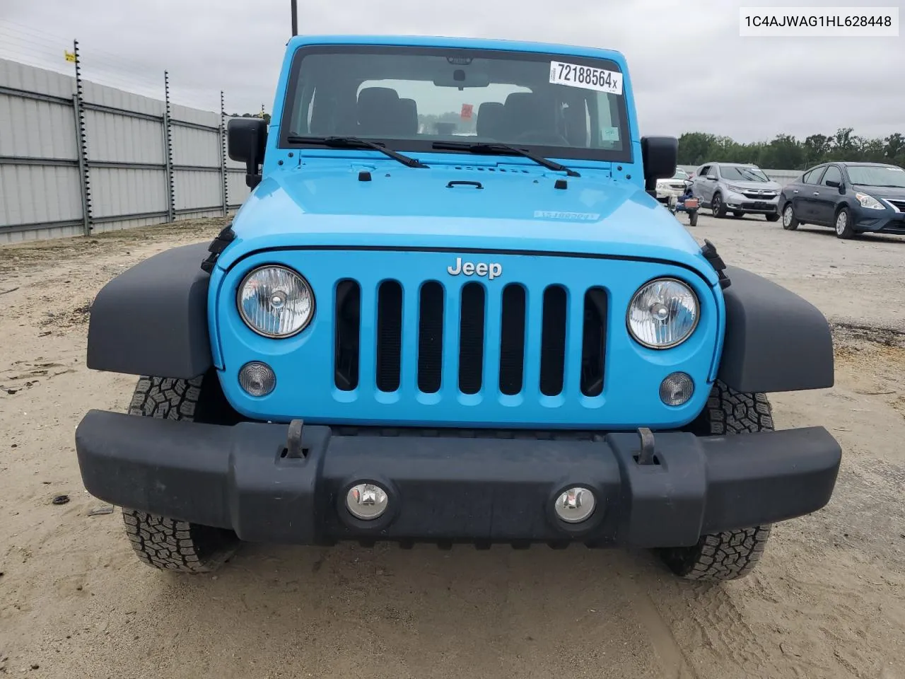 2017 Jeep Wrangler Sport VIN: 1C4AJWAG1HL628448 Lot: 72188564