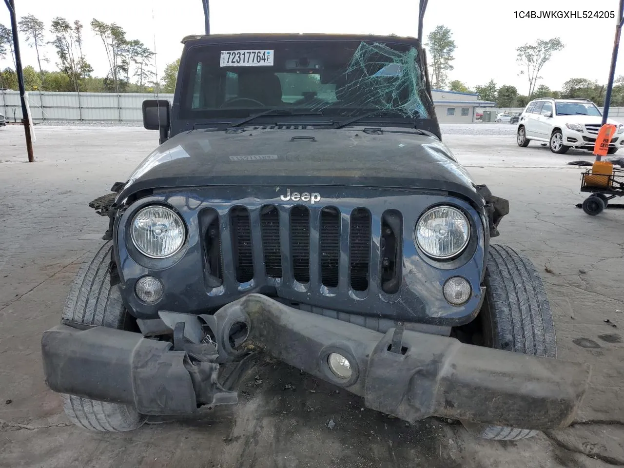 2017 Jeep Wrangler Unlimited Sport VIN: 1C4BJWKGXHL524205 Lot: 72317764