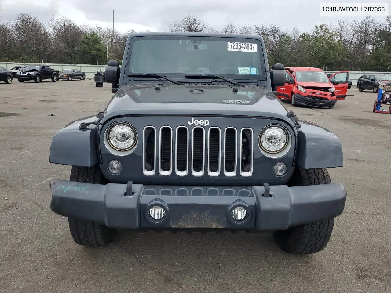 1C4BJWEG8HL707355 2017 Jeep Wrangler Unlimited Sahara