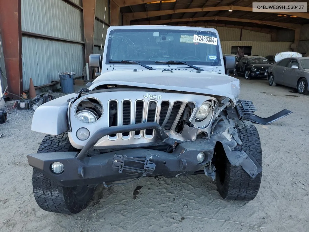 2017 Jeep Wrangler Unlimited Sahara VIN: 1C4BJWEG9HL530427 Lot: 72438384