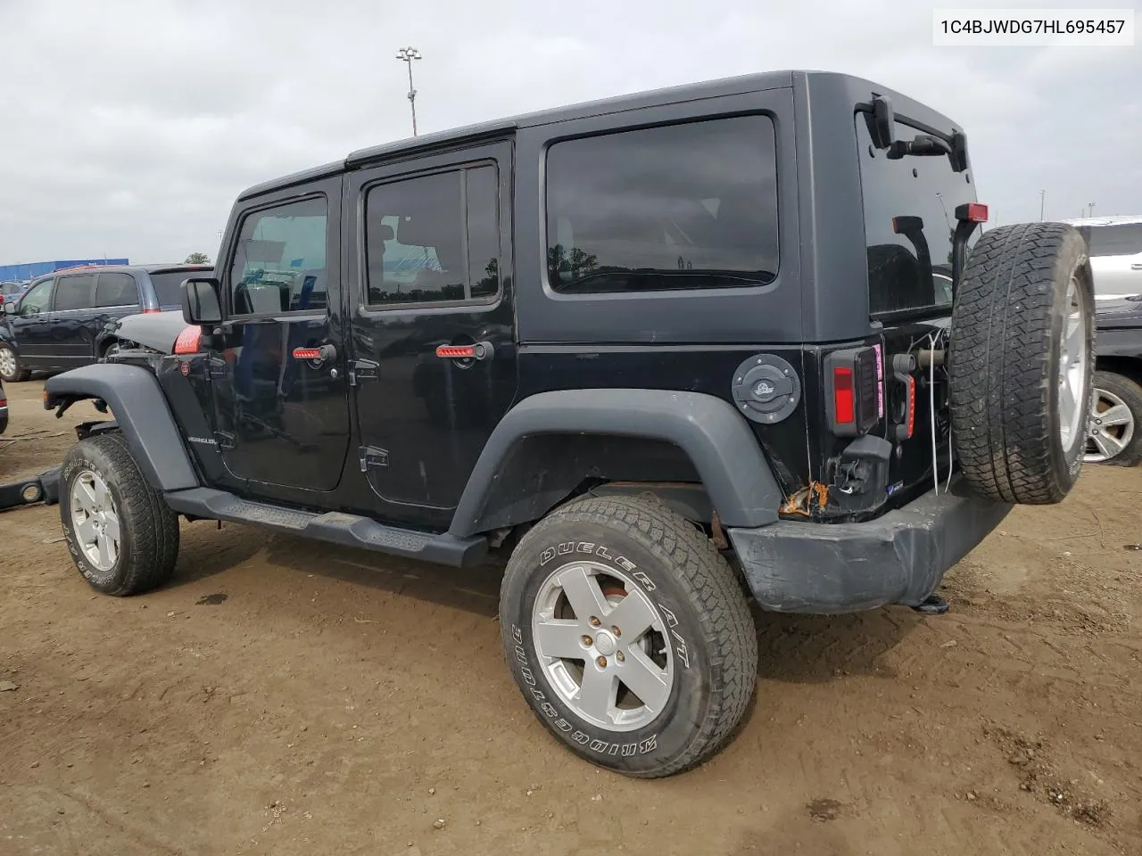 2017 Jeep Wrangler Unlimited Sport VIN: 1C4BJWDG7HL695457 Lot: 72455294