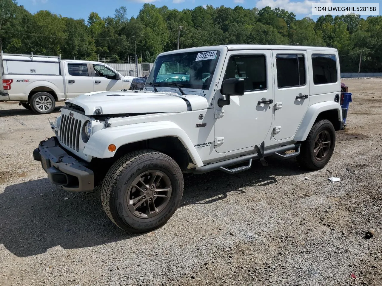 2017 Jeep Wrangler Unlimited Sahara VIN: 1C4HJWEG4HL528188 Lot: 72932744