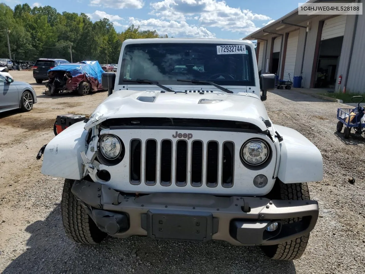 2017 Jeep Wrangler Unlimited Sahara VIN: 1C4HJWEG4HL528188 Lot: 72932744