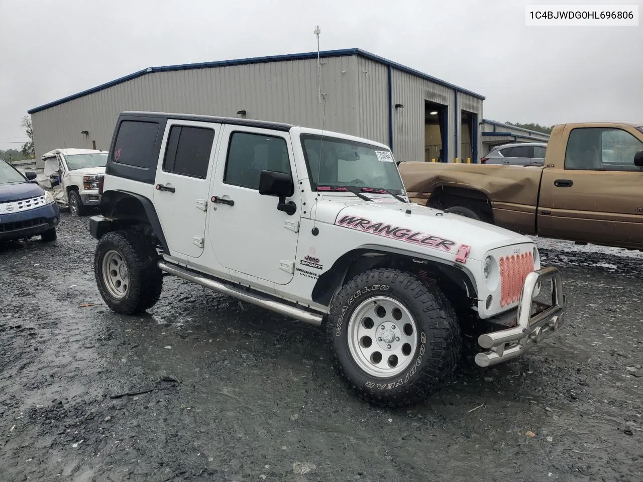 2017 Jeep Wrangler Unlimited Sport VIN: 1C4BJWDG0HL696806 Lot: 73340964