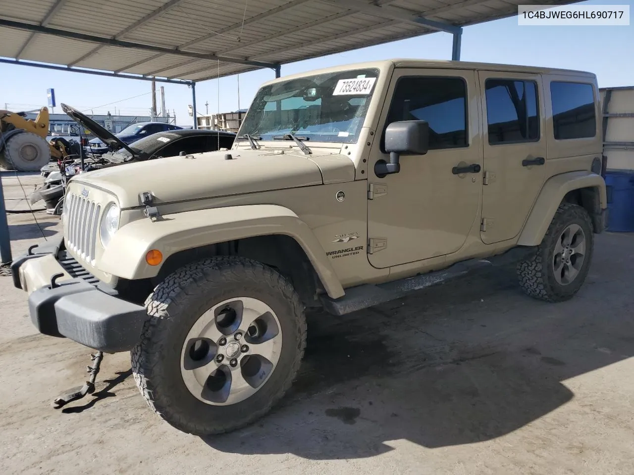 1C4BJWEG6HL690717 2017 Jeep Wrangler Unlimited Sahara