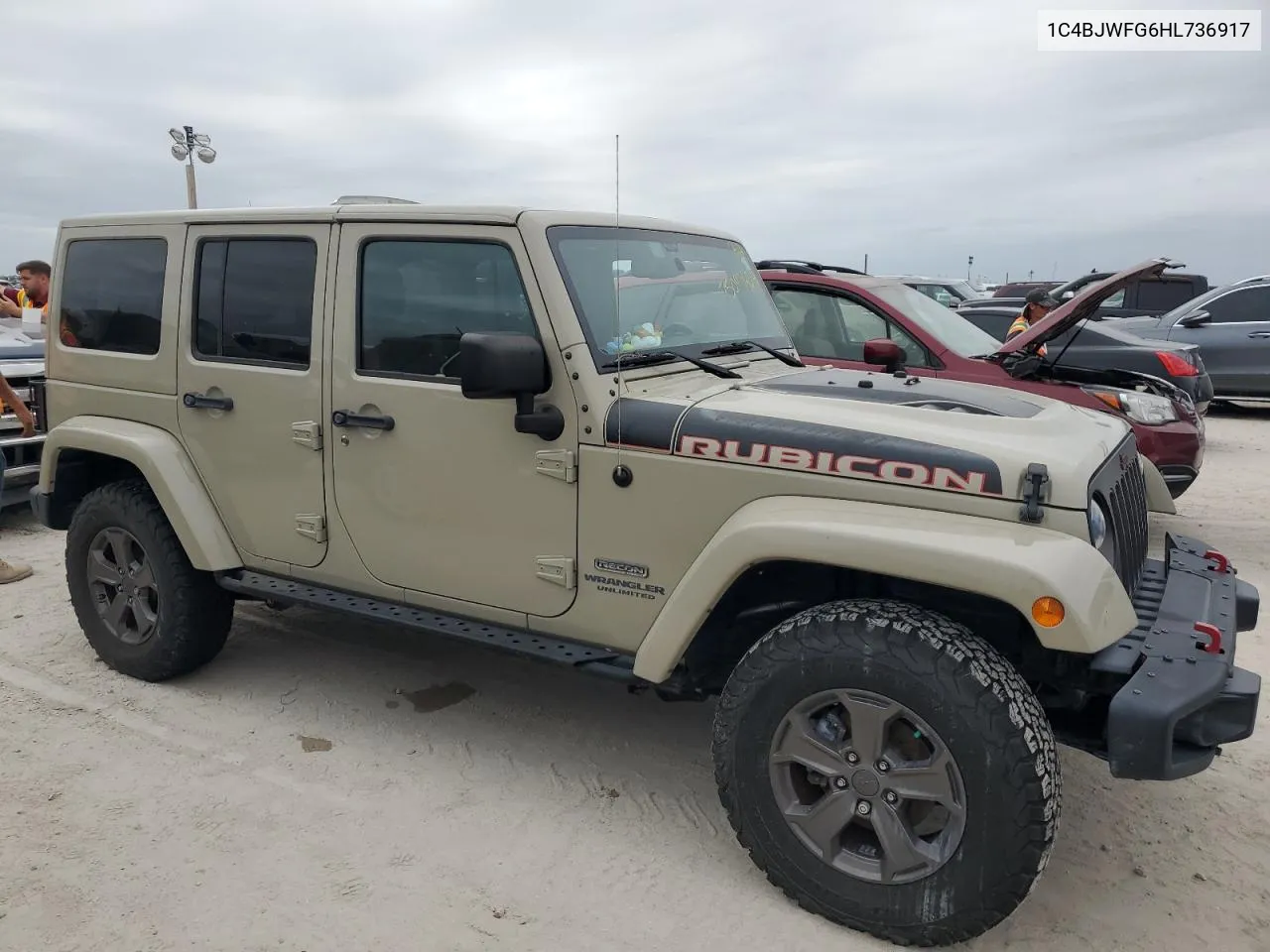 1C4BJWFG6HL736917 2017 Jeep Wrangler Unlimited Rubicon