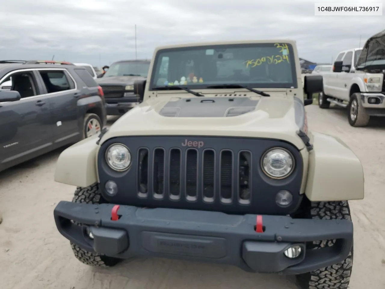 2017 Jeep Wrangler Unlimited Rubicon VIN: 1C4BJWFG6HL736917 Lot: 75090624