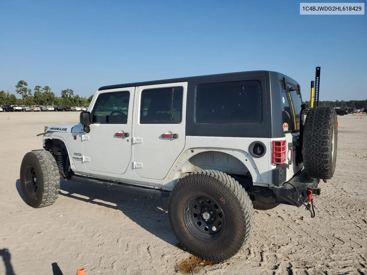 2017 Jeep Wrangler Unlimited Sport VIN: 1C4BJWDG2HL618429 Lot: 75353044