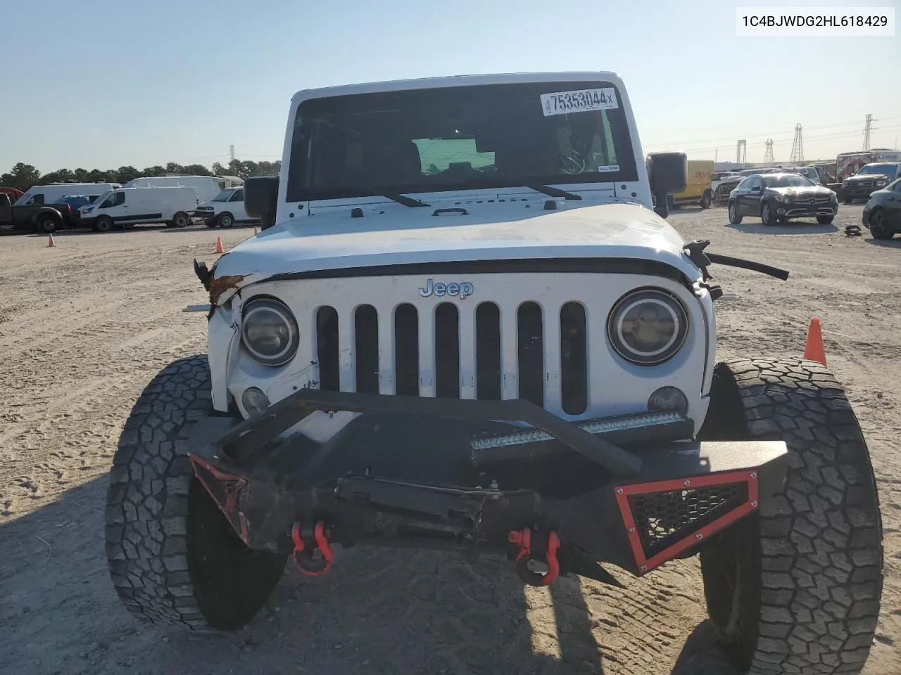 2017 Jeep Wrangler Unlimited Sport VIN: 1C4BJWDG2HL618429 Lot: 75353044