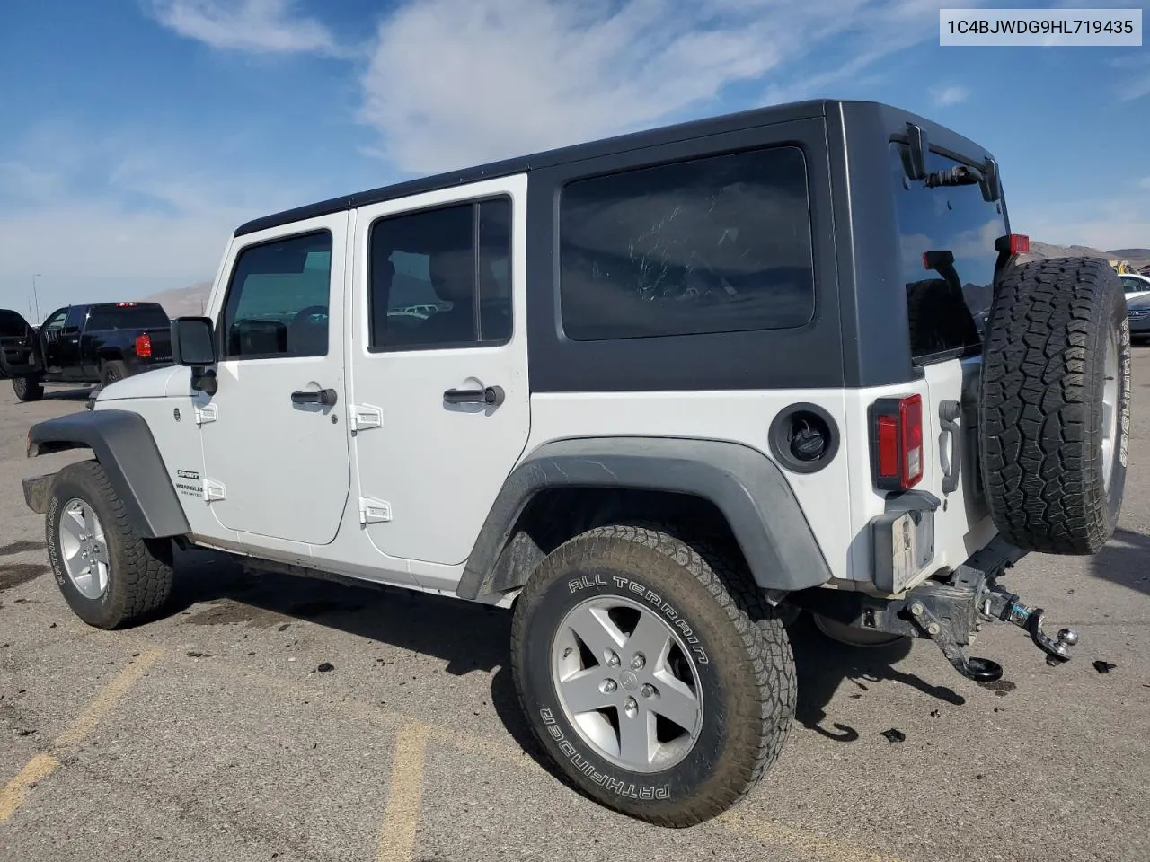 2017 Jeep Wrangler Unlimited Sport VIN: 1C4BJWDG9HL719435 Lot: 75503344