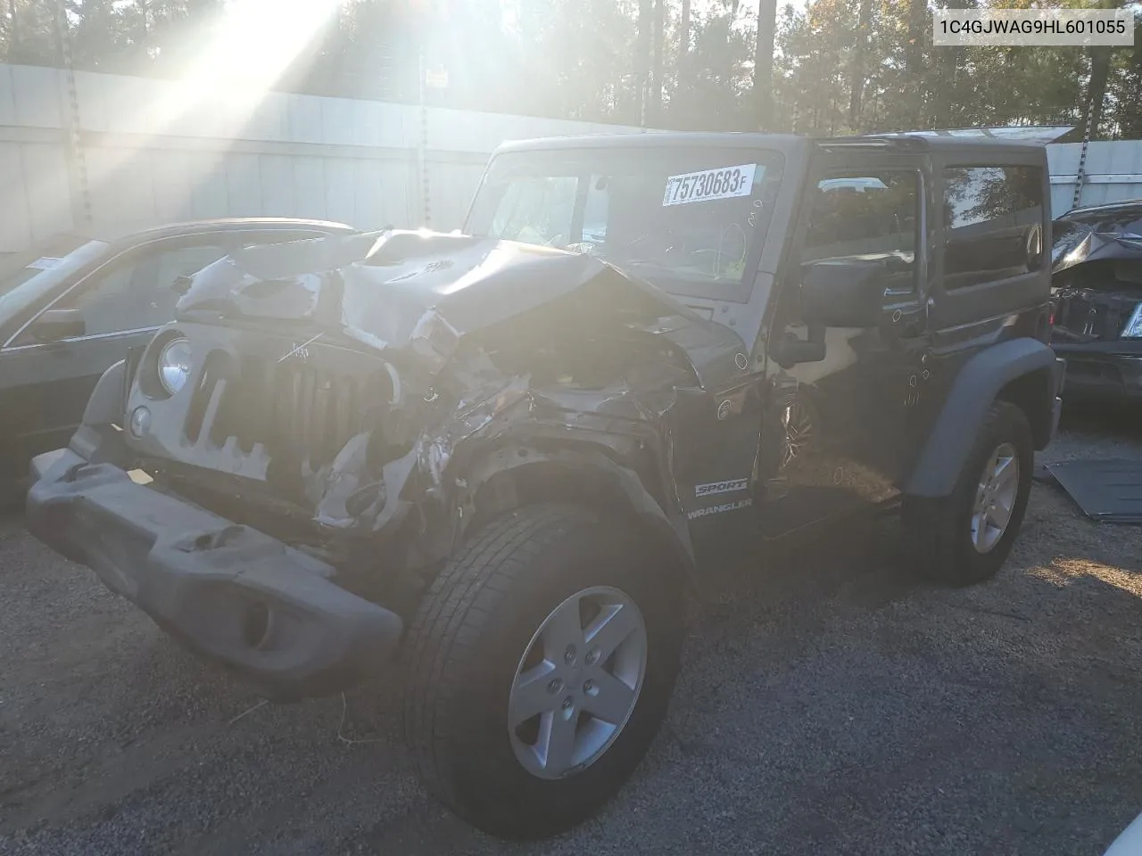 1C4GJWAG9HL601055 2017 Jeep Wrangler Sport