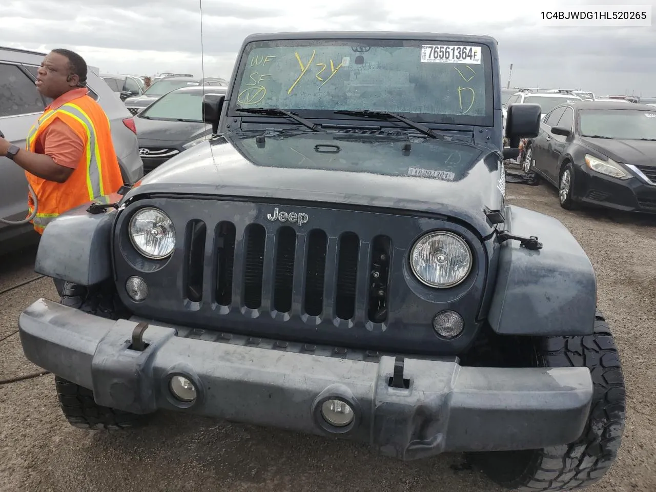 2017 Jeep Wrangler Unlimited Sport VIN: 1C4BJWDG1HL520265 Lot: 76561364