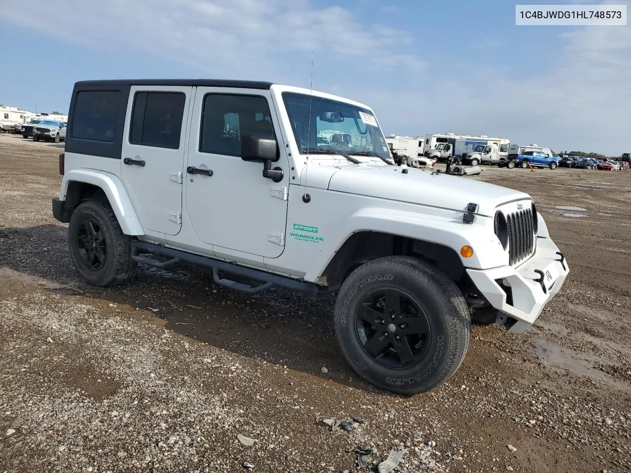 2017 Jeep Wrangler Unlimited Sport VIN: 1C4BJWDG1HL748573 Lot: 78779774