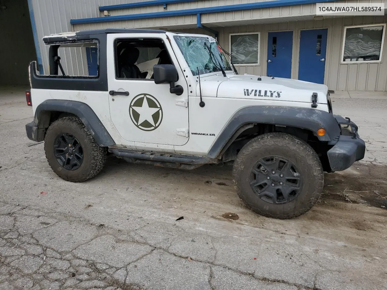 2017 Jeep Wrangler Sport VIN: 1C4AJWAG7HL589574 Lot: 79006504