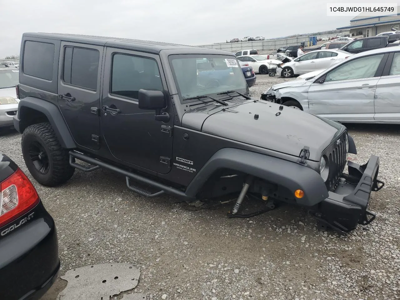 2017 Jeep Wrangler Unlimited Sport VIN: 1C4BJWDG1HL645749 Lot: 79059834