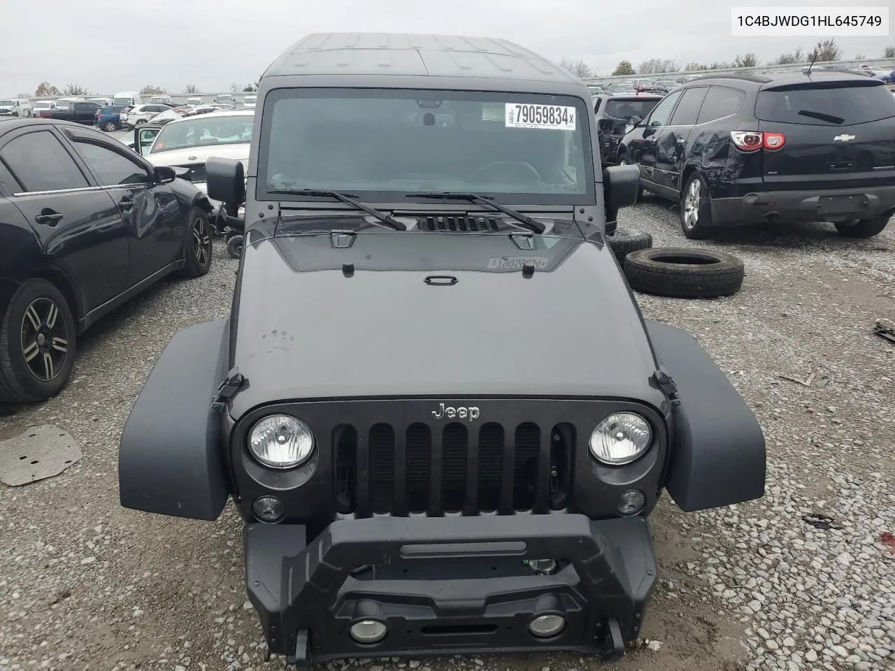 2017 Jeep Wrangler Unlimited Sport VIN: 1C4BJWDG1HL645749 Lot: 79059834