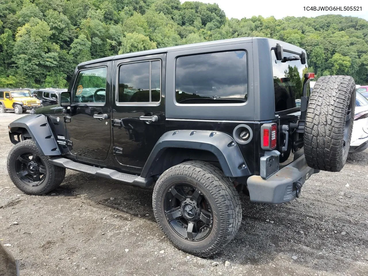 2017 Jeep Wrangler Unlimited Sport VIN: 1C4BJWDG6HL505521 Lot: 79814694