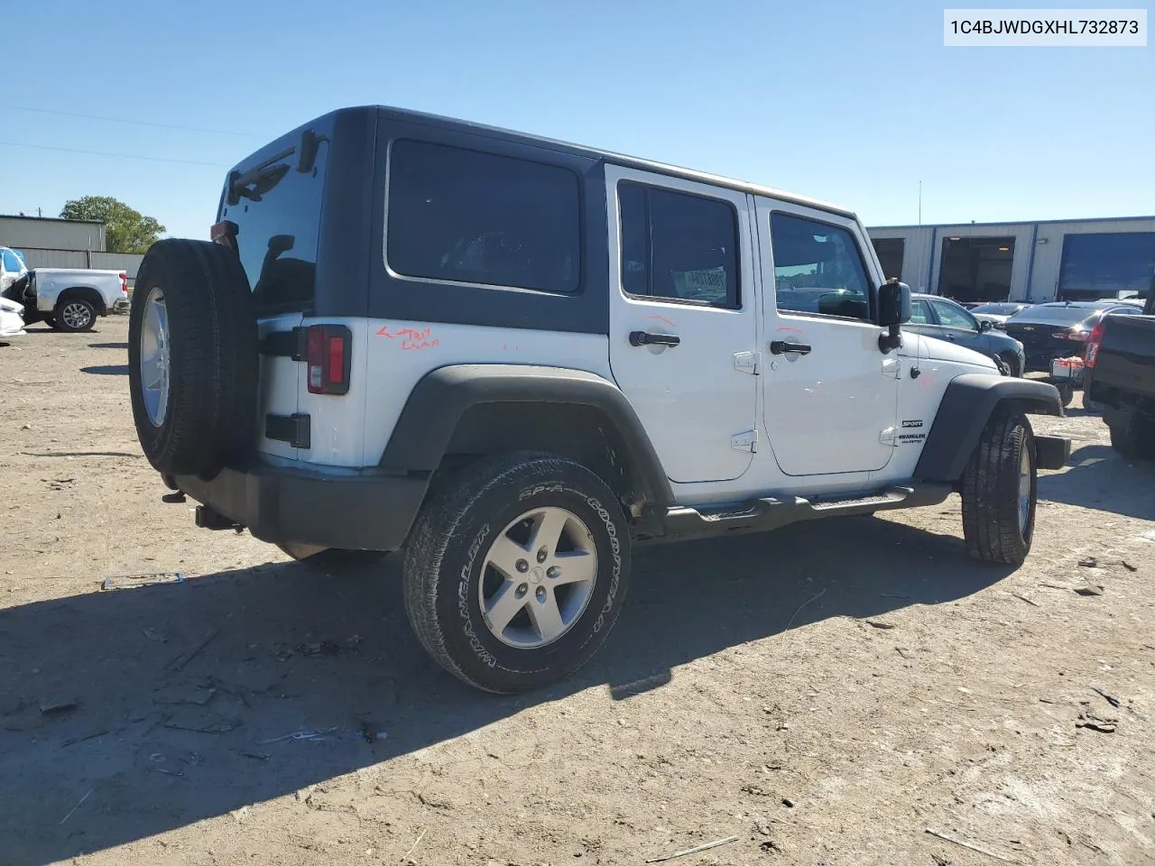 2017 Jeep Wrangler Unlimited Sport VIN: 1C4BJWDGXHL732873 Lot: 79967284