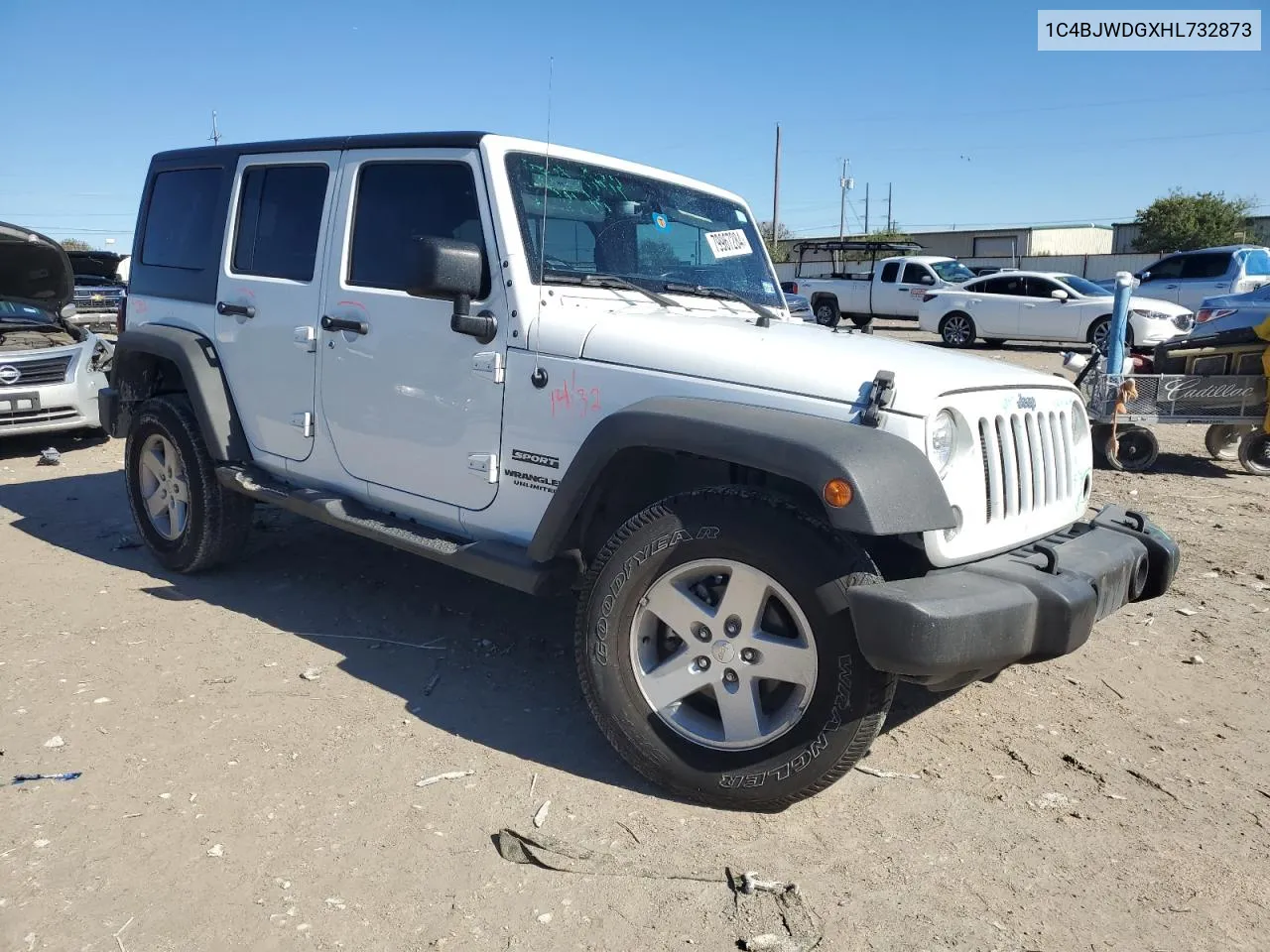 2017 Jeep Wrangler Unlimited Sport VIN: 1C4BJWDGXHL732873 Lot: 79967284